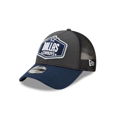 Dallas Cowboys Gorra | New Era NFL Draft 9forty Adjustable Cap Mexico - Grises
